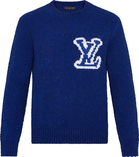 louis vuitton sweater blue|louis vuitton long sleeve sweaters.